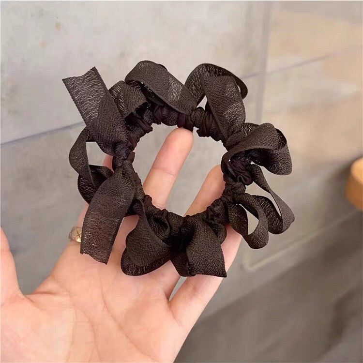 女の子向けの超見栄えの良い高級ファッションシンプルなリボンヘアゴム、高弾性ゴムバンド、ボールスタイルのヘッドバンドとヘッドバンド|undefined