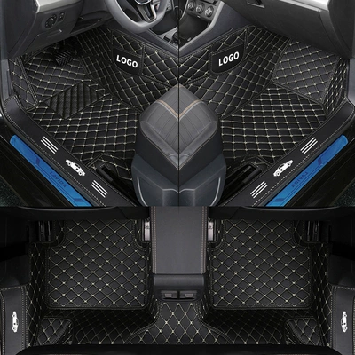 Honda Special Car Floor Mats, Ayaqaltılar (Kovriklər) - heightened-side-of-threshold-bag-black-rice-single-layer