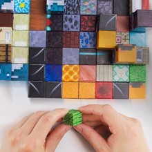 跨境我的磁力世界周边磁铁方块拼装积木颗粒亲子益智模型构建礼物