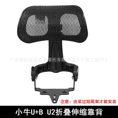 Electric Vehicle, Electric car rear backrest - tf-mavericks-u2-ub-installation-short-tail-shot-black