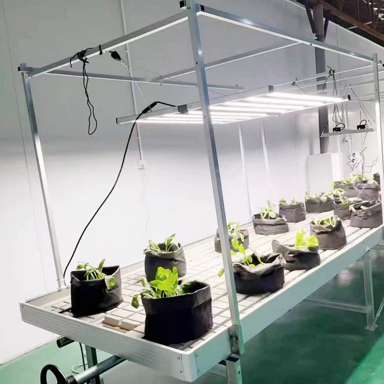 Ламповая рама роста тазовый кронштейн приливная панель Многослойная дорожка рассадная кровать подвижная посадочная стойка гидропонная приливная рассадная рама