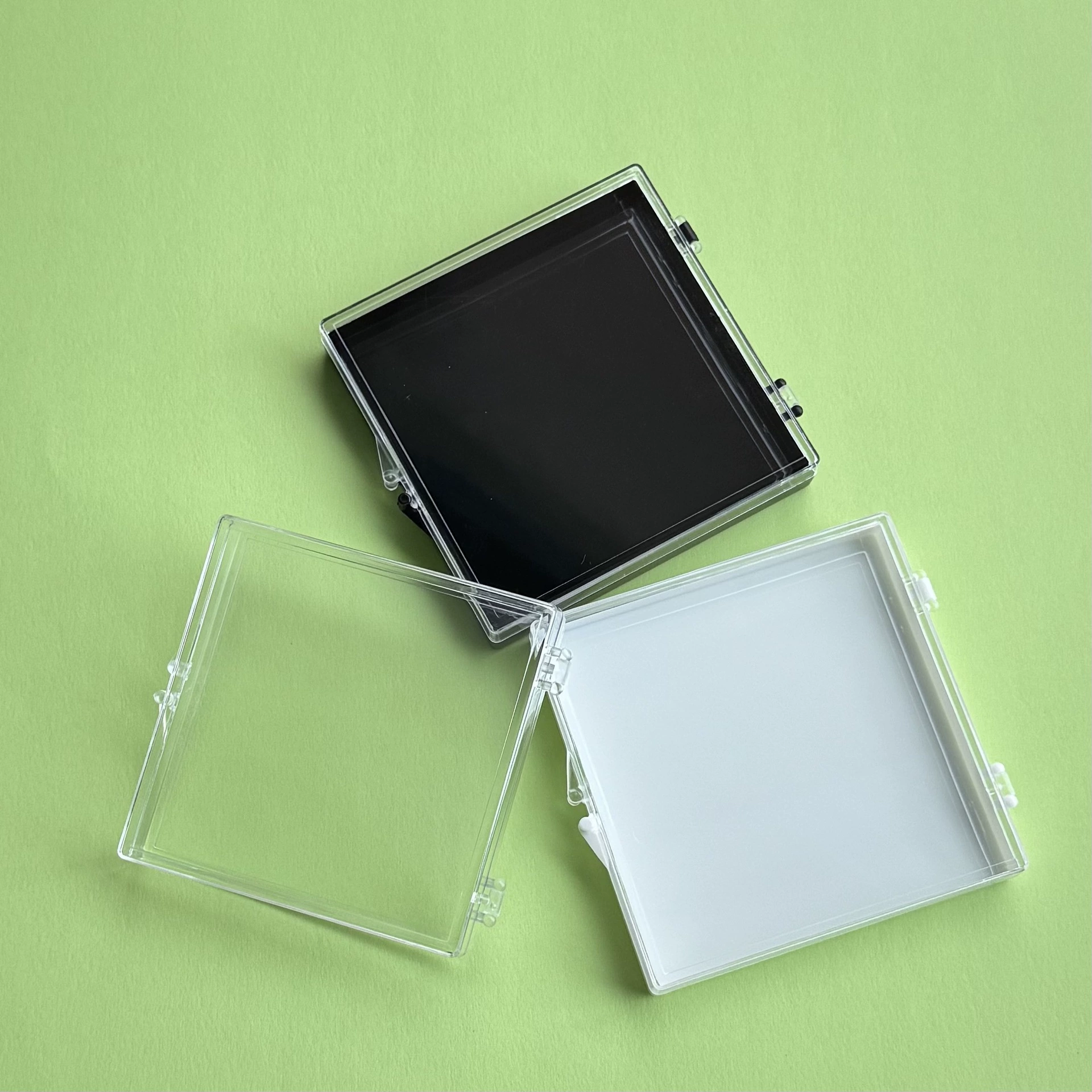 Оптовая продажа коробок для ногтей: подарочная упаковка для маникюра, коробка 90x90x18, герметичная портативная пластиковая коробка для ногтей