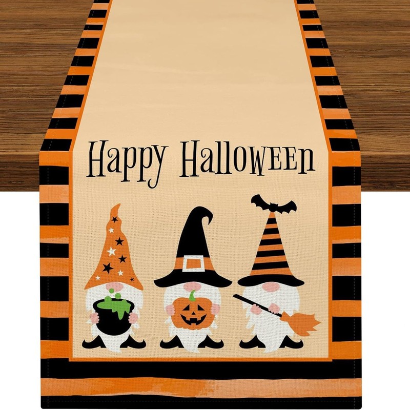 国境を越えたアマゾンの新型ハロウィーンテーブル旗頭蓋カボチャ祭り家庭装飾テーブルクロステーブルクロス茶何布|undefined