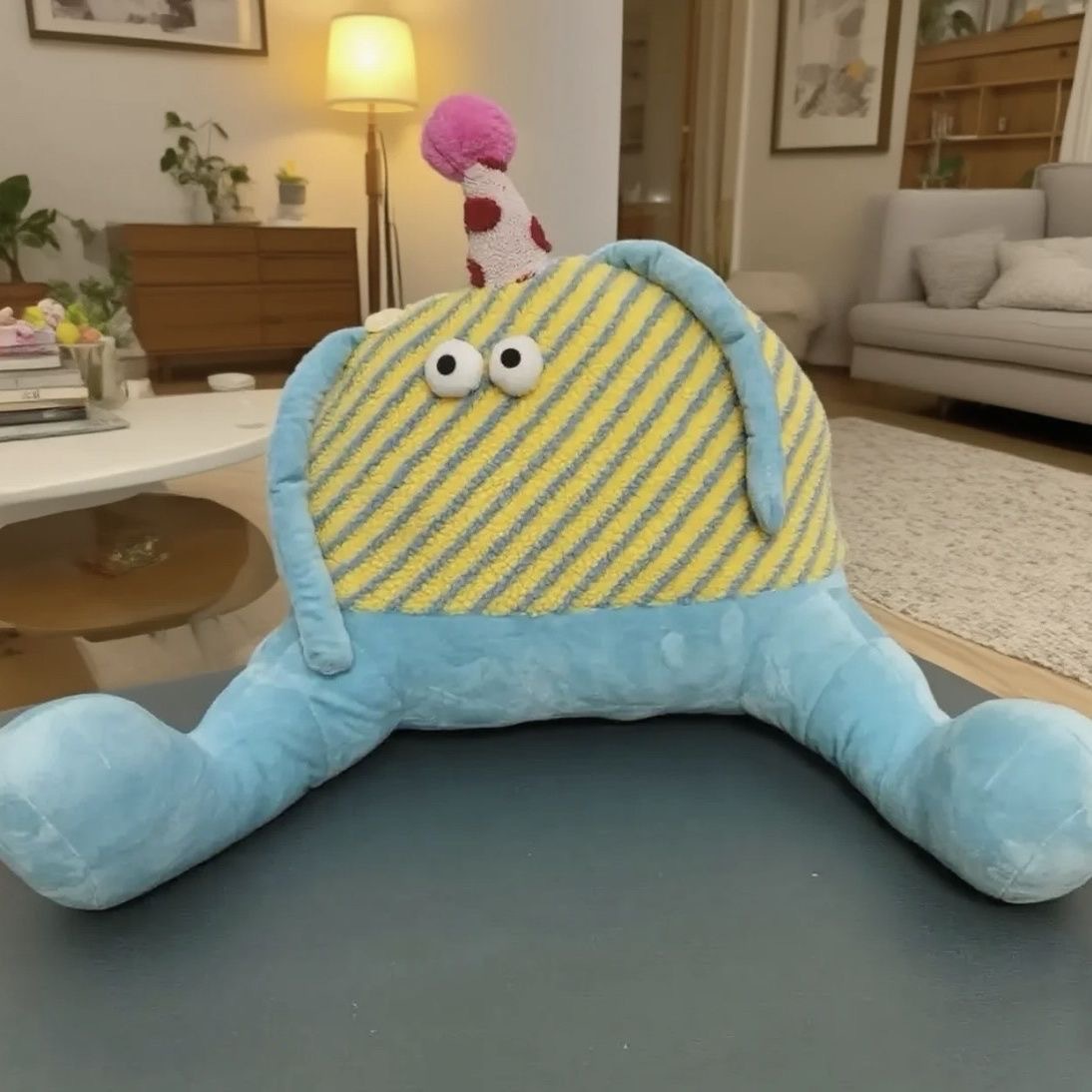 Dopamine Bigfoot Monster Car Headrest Comfortable Lumbar Support Office Lumbar Support Home Sofa Headrest Lumbar Support Cute