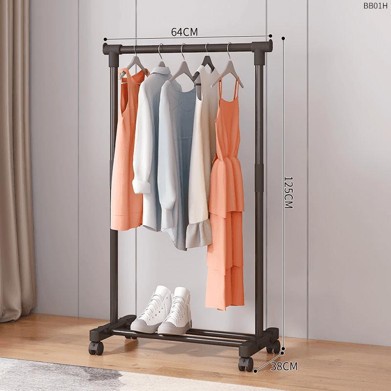 percha de ropa tipo piso para uso doméstico de alto grado colgar prendas de ropa rack varilla telescópica especial para balcón edredón