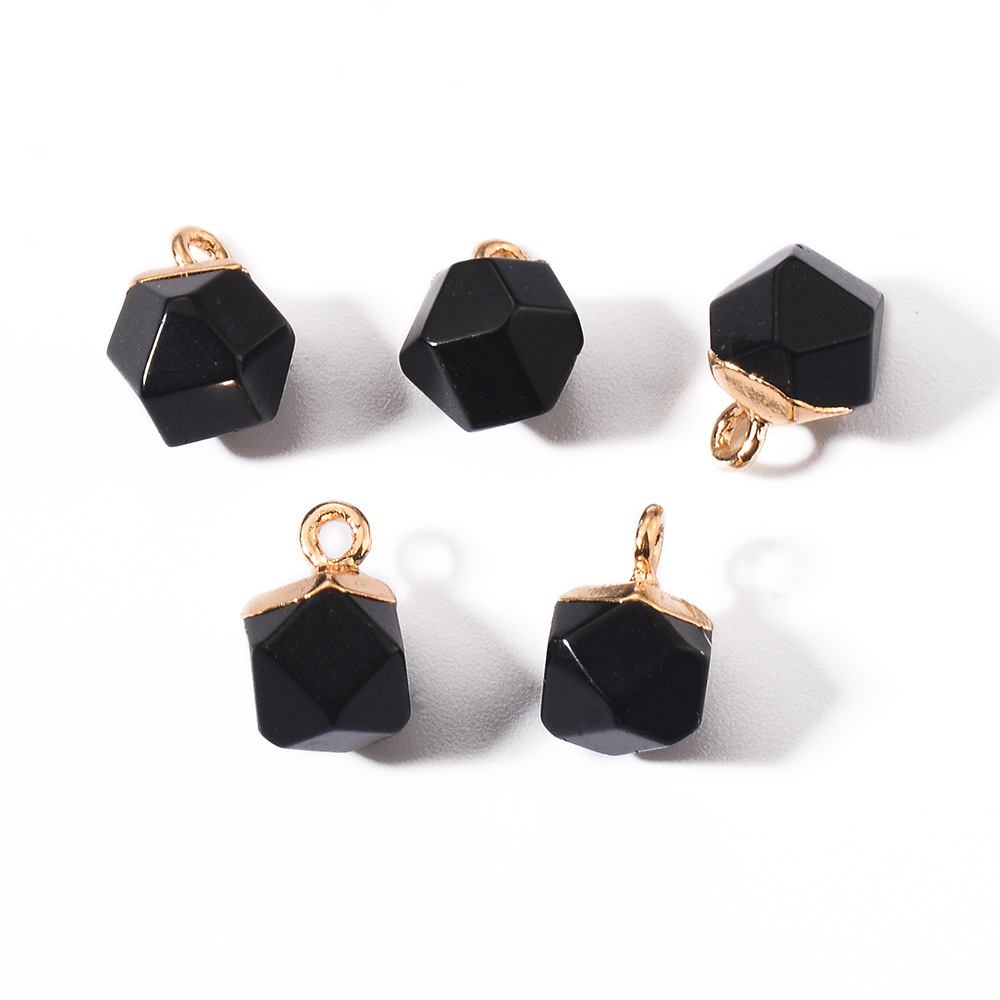 9g Weight Pendant Jewelry Making Type Natural Stone Inlay Material DIY Jewelry Accessories Classification 5 PCS/Package Quantity natural stone Material Geometric Pattern Simple Style Style Plating, Inlay Craft 5 PCS/Package Natural Stone Natural Stone Geometric Pendant 6