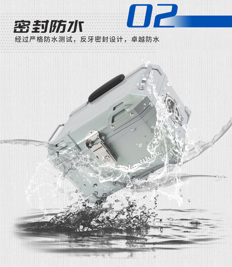 Wanlihao is suitable for Suzuki UY125 motorcycle tail box, large-capacity trunk, electric vehicle rear tail box, storage box