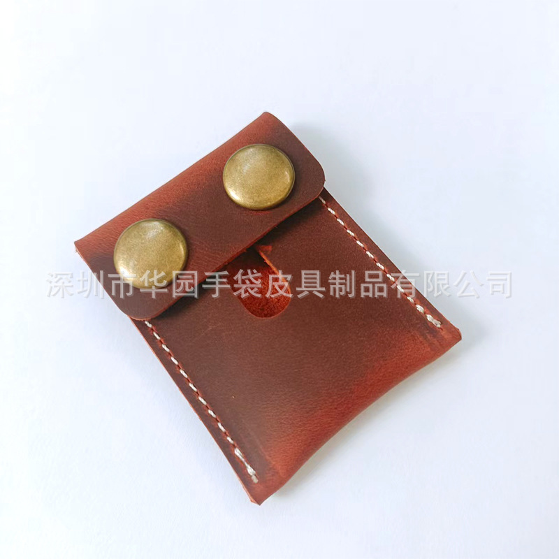 Amazon First-Layer Cowhide Safety Razor Cover Double-Edged Head Cover Travel Protection Accessories Old-Fashioned Razor Leather Cover