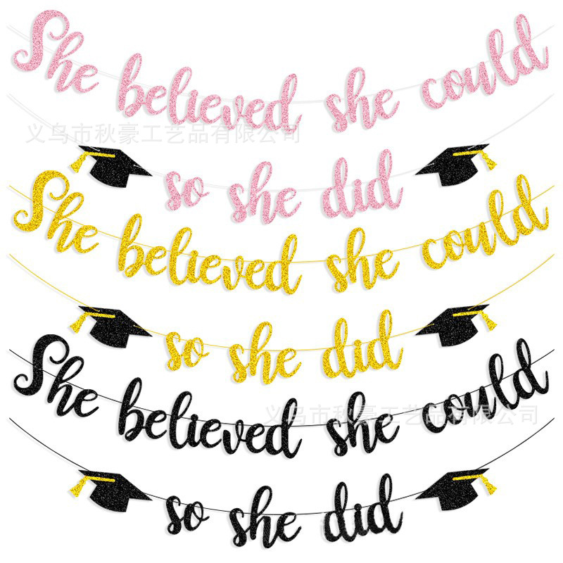 Ella creía que podía, así que lo hizo.