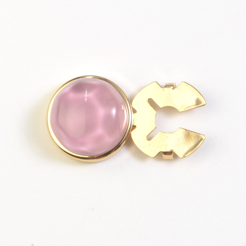 button cover 时尚彩色水波纹衬衣袖扣纽扣盖领扣钻饰扣纽扣套|undefined