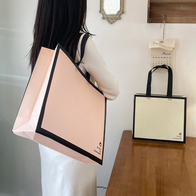 无纺布环保服装店打包衣服用包装袋礼品礼物高档手提袋子
