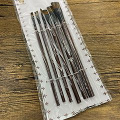 Nylon Hair Student 820 Brush Set 6-Piece Set Watercolor and Acrylic Brush Set Kids' Doodle Brushes