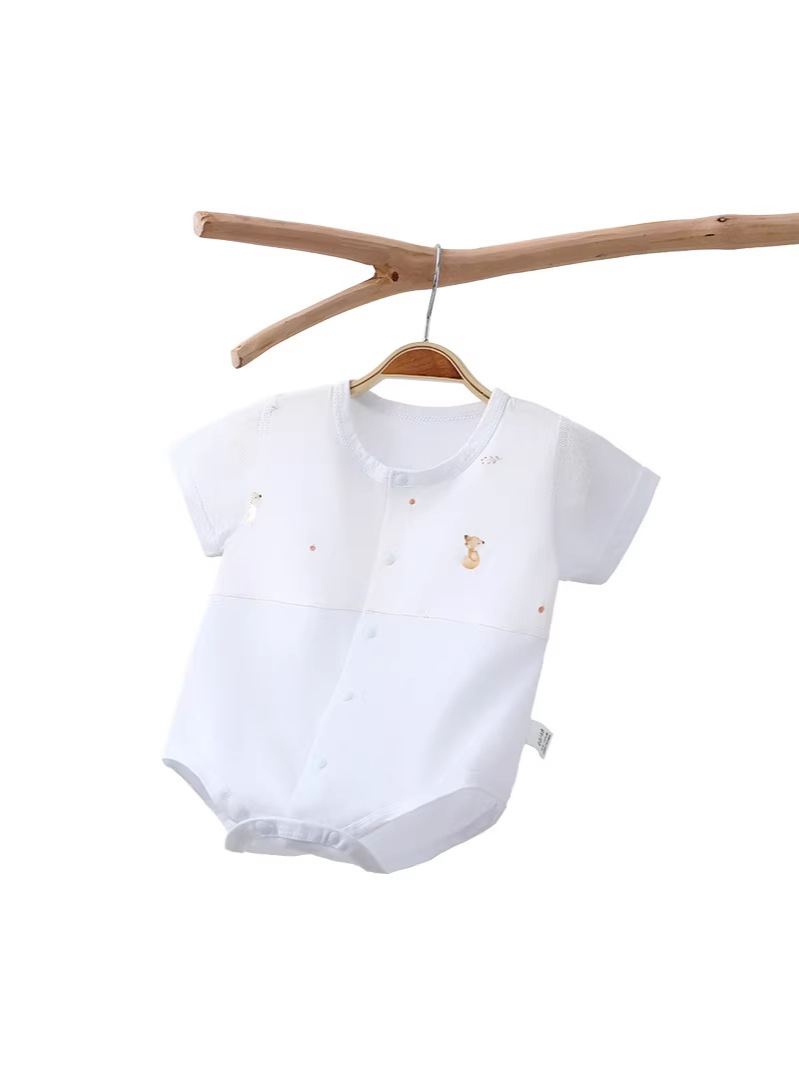 Ropa de bebé recién nacido, abrigo de verano, triángulo para bebés, bebés pequeños, algodón delgado para bebés. image 6