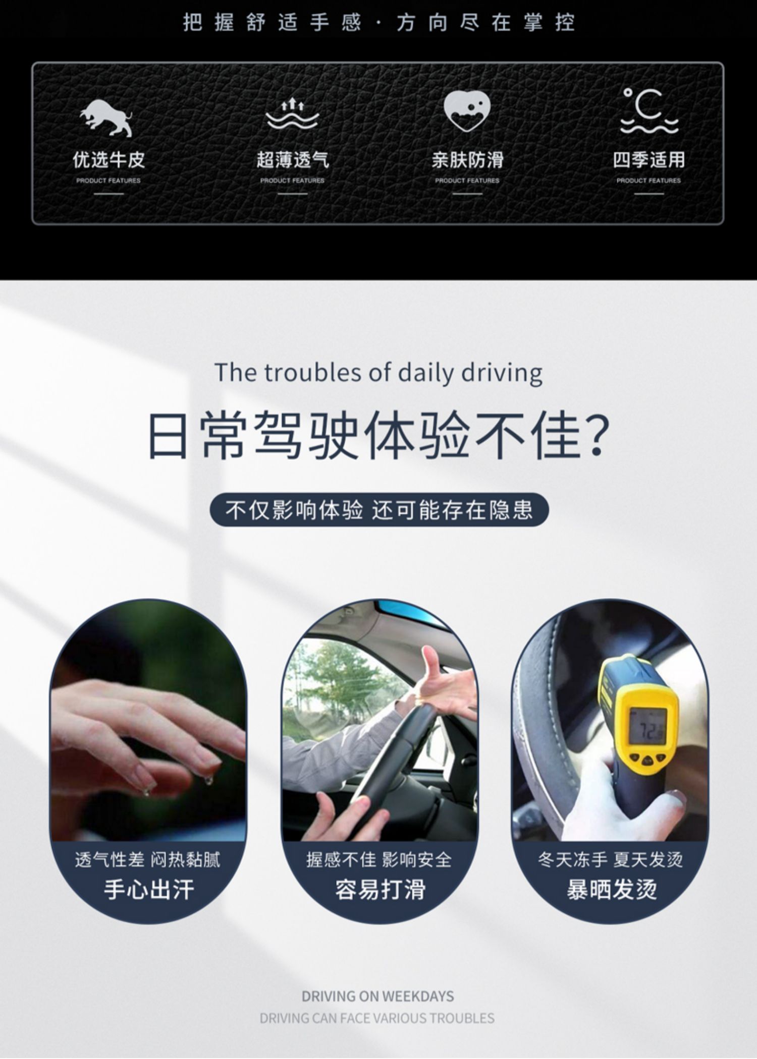 Applicable to 2023 BMW x5/x5L steering wheel cover 19/21/22 X6 car interior decoration products