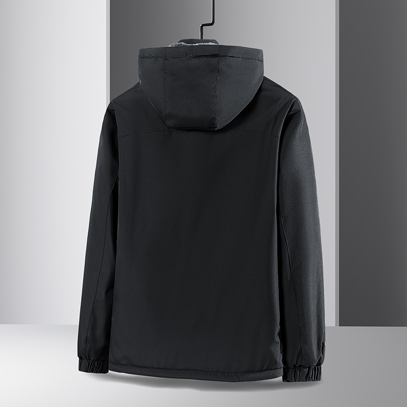 Abbigliamento maschile per uomo, abbigliamento da alpinismo per esterni ispessito, giacca per mezza età e anziani, antivento e caldo, può essere riqualificato_voghion.com