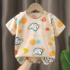 Children's cotton T-shirt, long-sleeve, shirt, top, summer clothing, 0-7 years