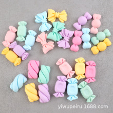 树脂糖果棉花糖DIY奶油手机壳材料发夹发饰头饰配件马卡龙蝴蝶结
