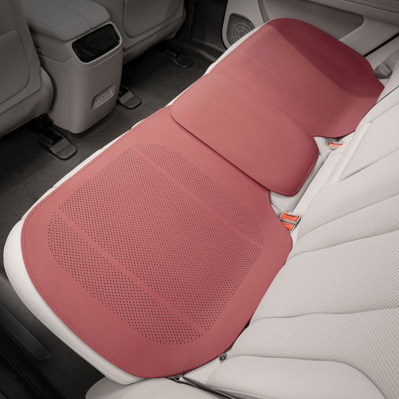 Seat cushion, seat cover – Mercedes-Benz Mercedes-Benz BYD Geely - b-full-coverage-thin-volcano-red-rear-row-single