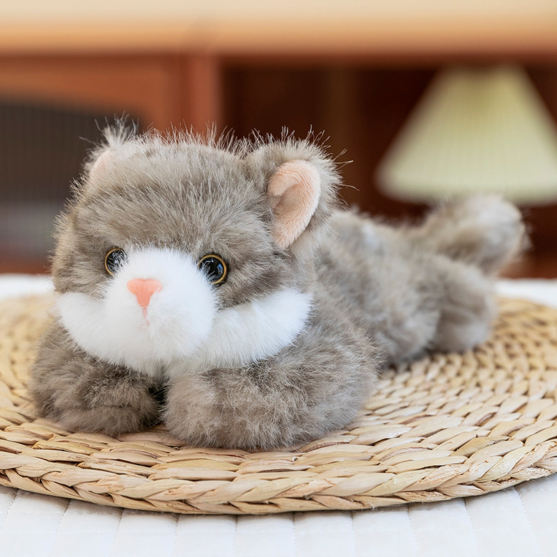 Hug Baby Pocket Series Little Cat Descompresión Palm Treasure Doll Muñeca de escritorio Mutter Cat Peluche