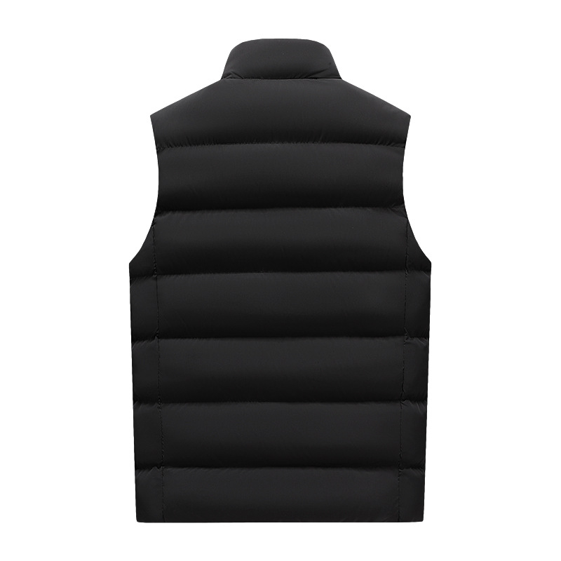 Men's Clothing vest four speed multi zone heating men's stand up collar electric heating cotton vest intelligent constant temperature heating warm_voghion.com
