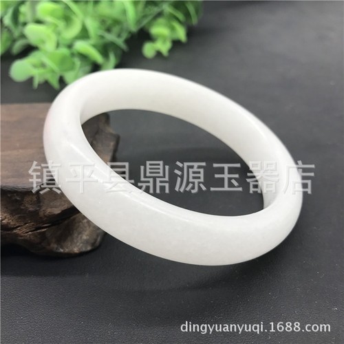 Sichuan Hanbaiyu Bracelet Manufacturer Carbonate Quality White Jade Set Bracelet Afghan White Jade Gift