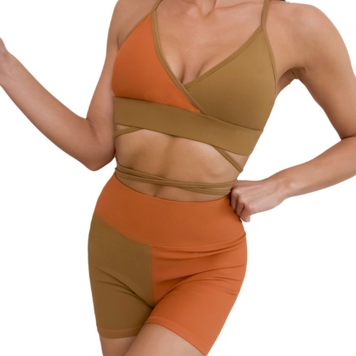 Women's sports bra shock-proof running Pilates training sexy push-up suspender bra yoga fitness vest bra