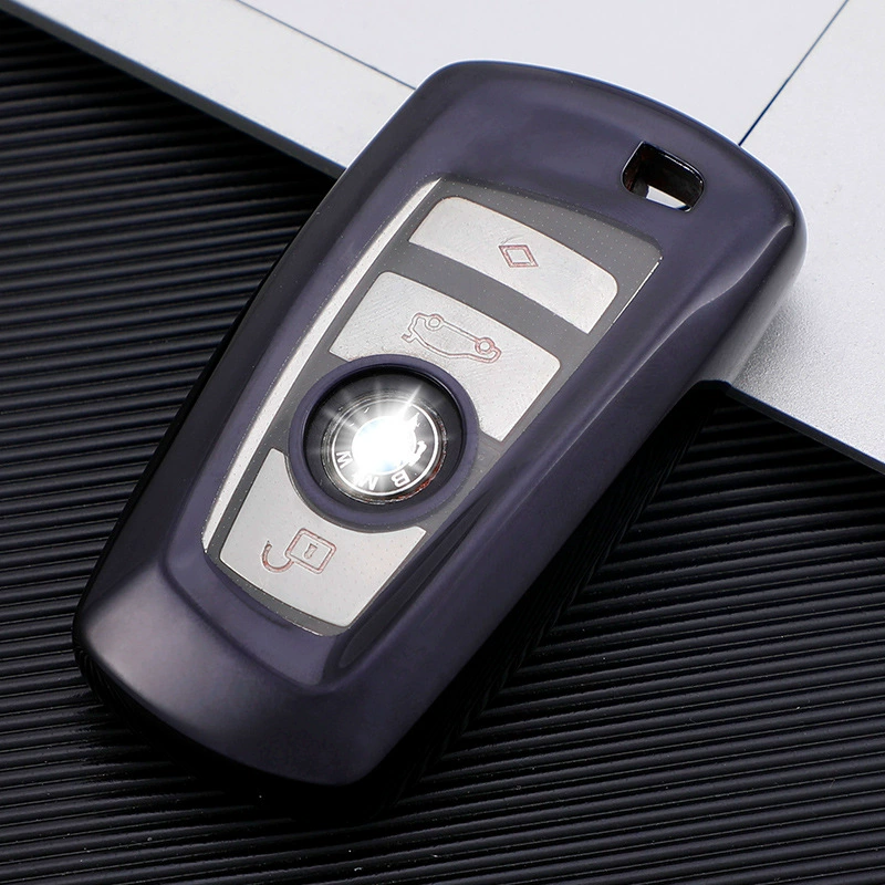 Чехол для автомобильного ключа BMW подходит для 5 серии 3 GT320li 7 Series, чехол для ключей из мягкой резины ТПУ