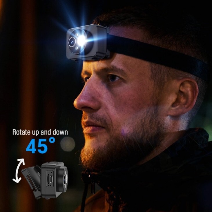 Cross-Border Pet Camera for Cats and Dogs, Head-Mounted High-Definition Action Camera, Outdoor Cycling Equipment, Sports Camera with Wide Angle