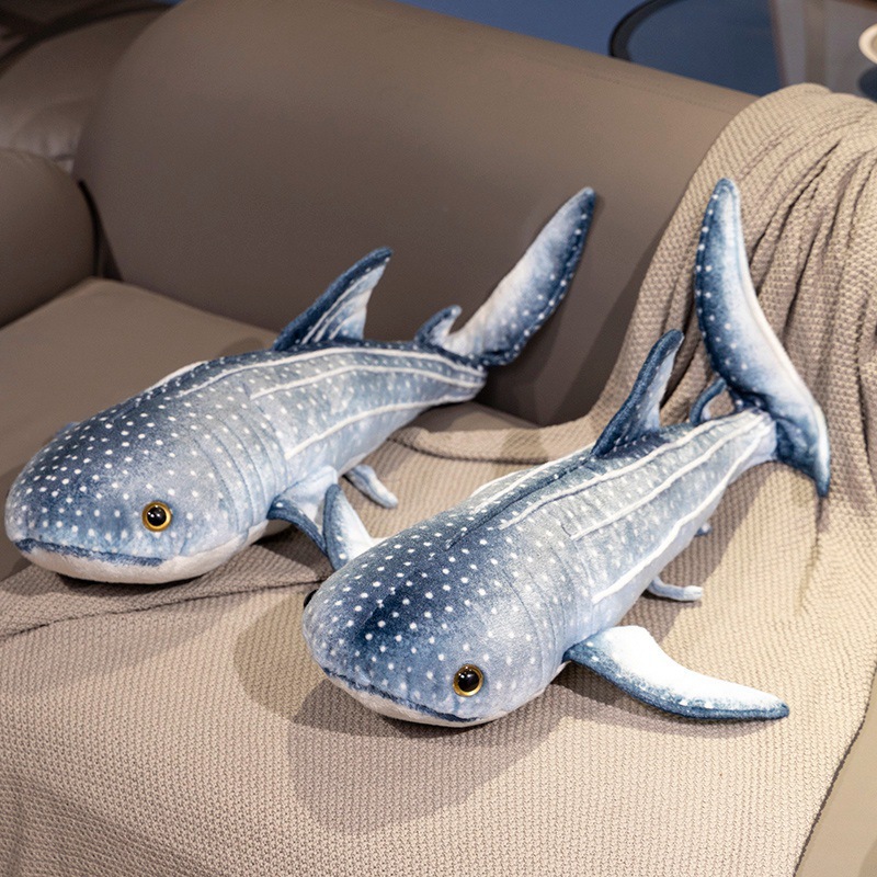 Simulación de animales marinos tiburones ballena muñecas juguetes de peluche para niños mundo submarino criaturas tiburones ballenas muñecas regalos