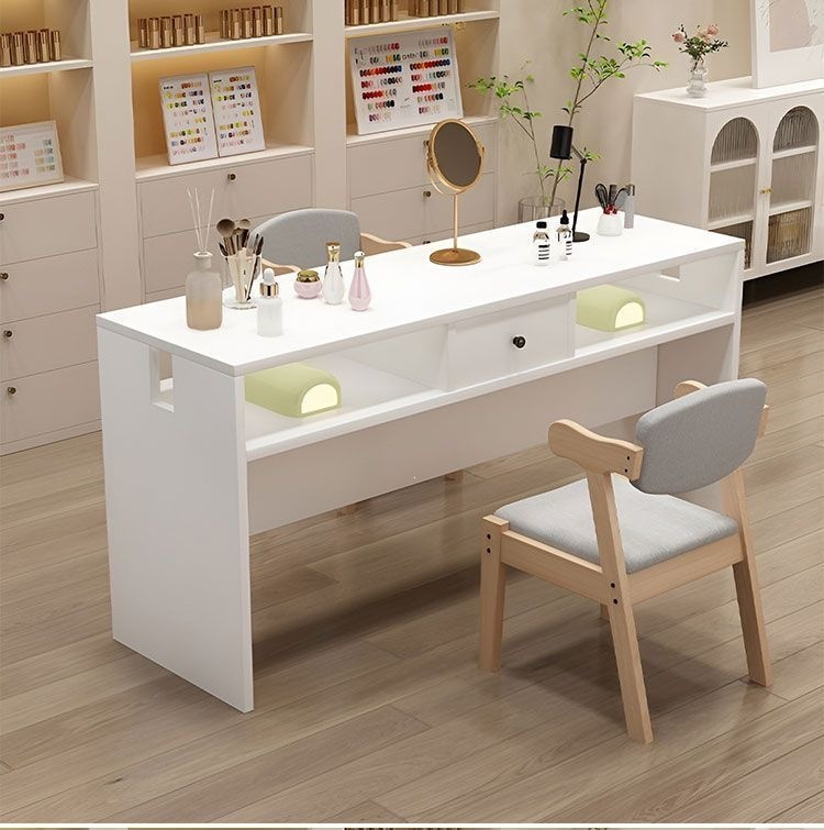 Nail salon special table, Chinese-style manicure table, manicure workbench, single and double manicure table and chair set, manicure table