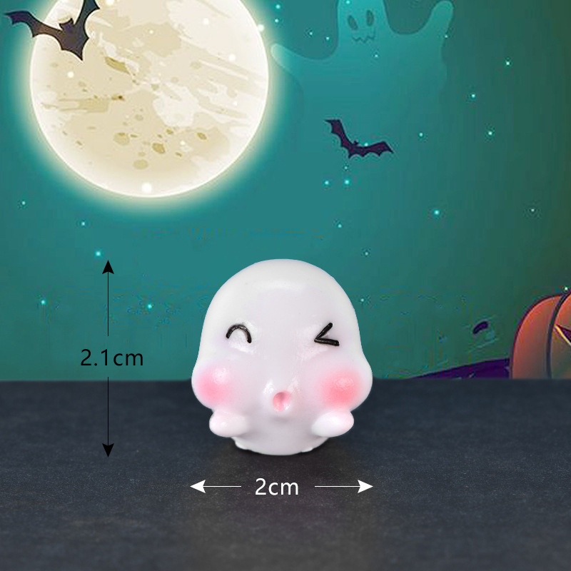 ハロウィンかわいいカボチャランタンゴーストヴァンパイアマイクロ風景アクセサリーケーキ車の装飾品|undefined