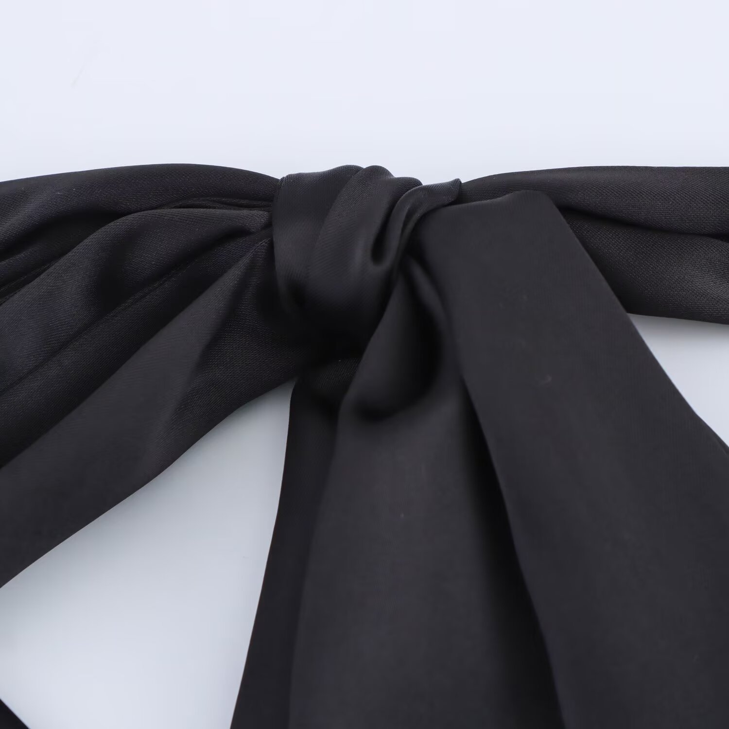Women's Sexy Backless Bow Halter Neck Satin Top Summer New_ecoleips.com