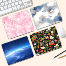 小猫花纹笔记本电脑桌防水垫高颜值顺滑耐脏鼠標墊小号鼠标垫加厚