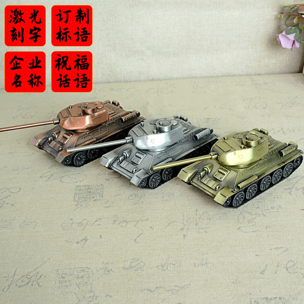 Brand wholesale alloy tank simulation with wheel model metal crafts…
