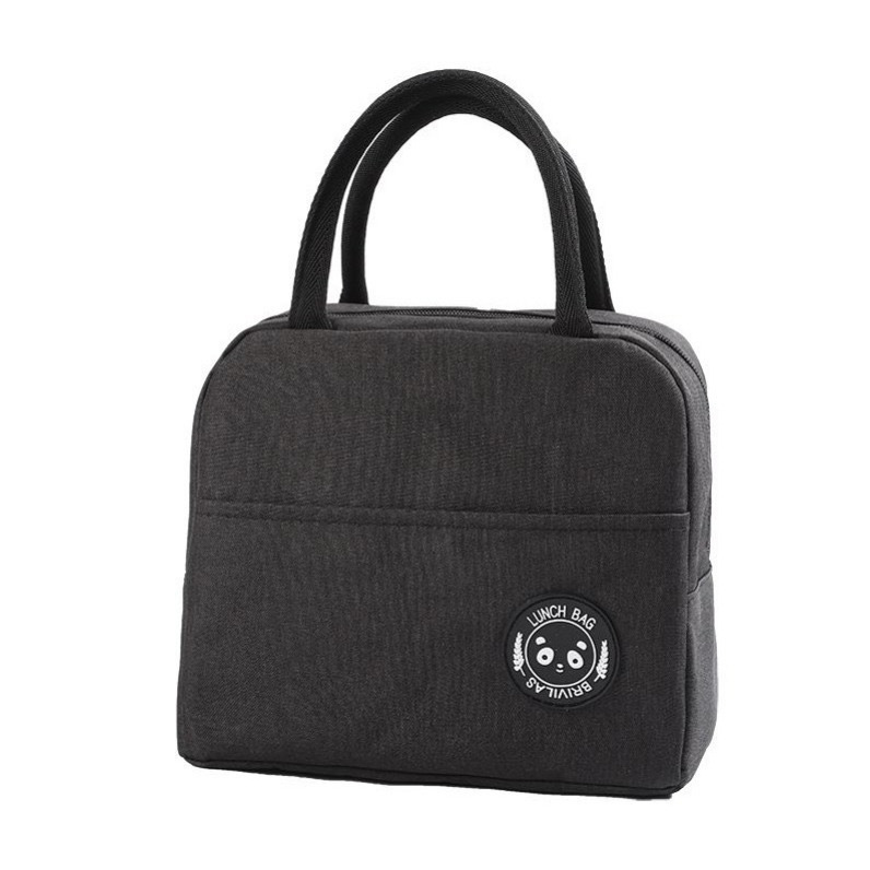Bolsa bento de tela Oxford, papel de aluminio, bolsa de caja de almuerzo con aislamiento de flamenco, bolsa de aislamiento de almuerzo al aire libre portátil de gran capacidad impermeable