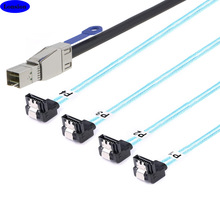 Mini SAS HD SFF-8644��IC�D4X SATA 7Pĸ90�ȷ�����Ӳ�P�B�Ӿ�