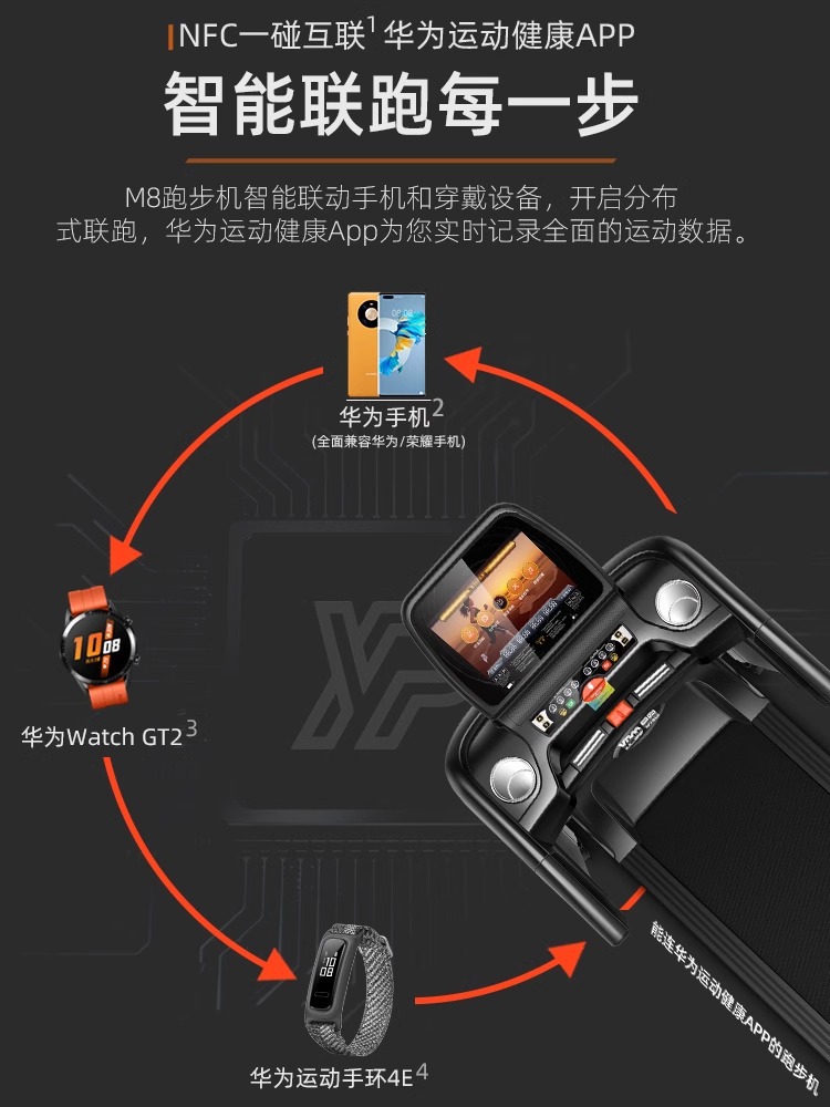 Dispositivo de pérdida de peso inteligente doméstico de aire plegable ultra silencioso con pendiente eléctrica especial para gimnasio de cinta