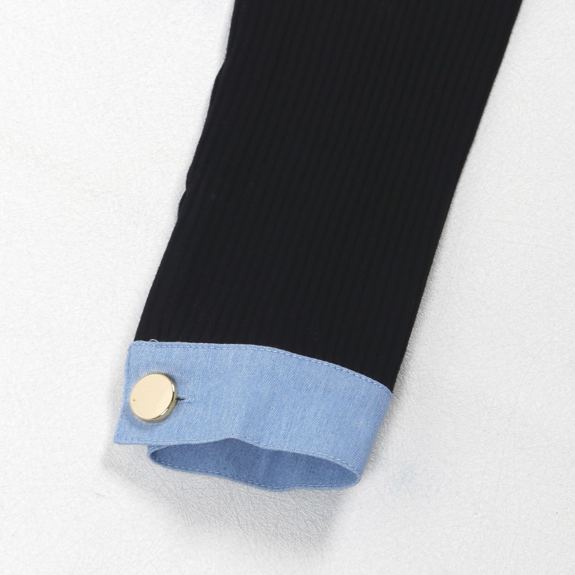 Abbigliamento donna sexy monopetto slim retro polo slim maglia pantaloni maglione due set_voghion.com