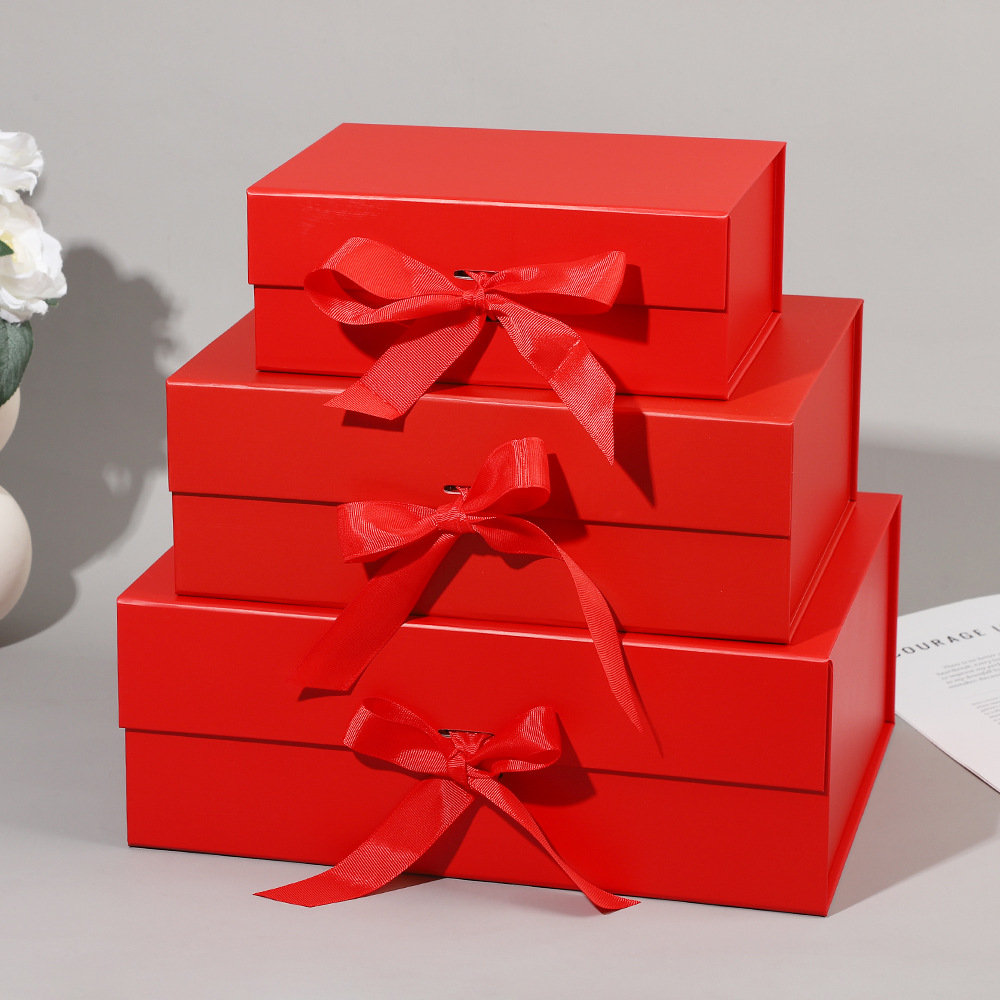 Caja plegable de una pieza de alta calidad, embalaje de regalo de vacaciones, caja de embalaje de joyería portátil de alta gama, caja de regalo de joyería