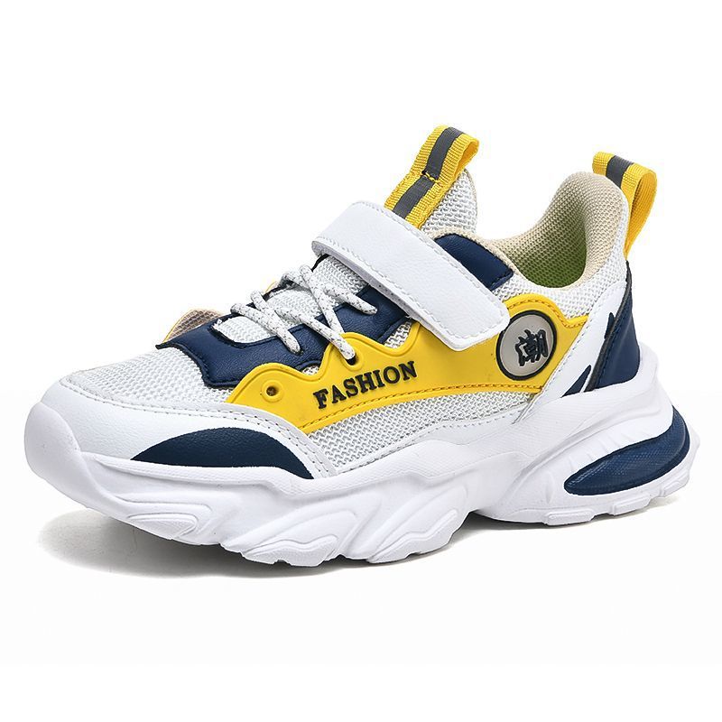 Zapatos para niños 2023 nuevos zapatos para estudiantes de primavera y otoño zapatos para niños de otoño para niños medianos y grandes zapatos deportivos impermeables antideslizantes de cuero