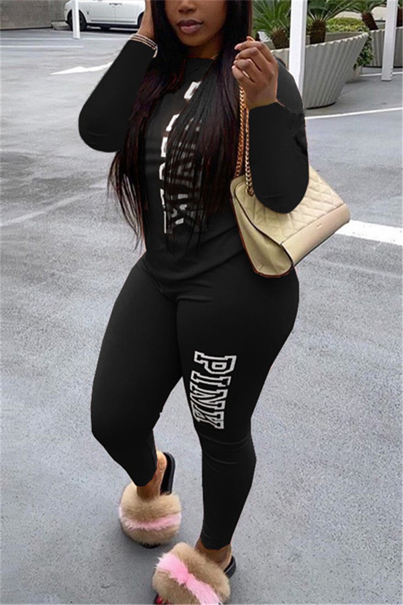 Women's fashion athleisure two-piece suit_voghion.com