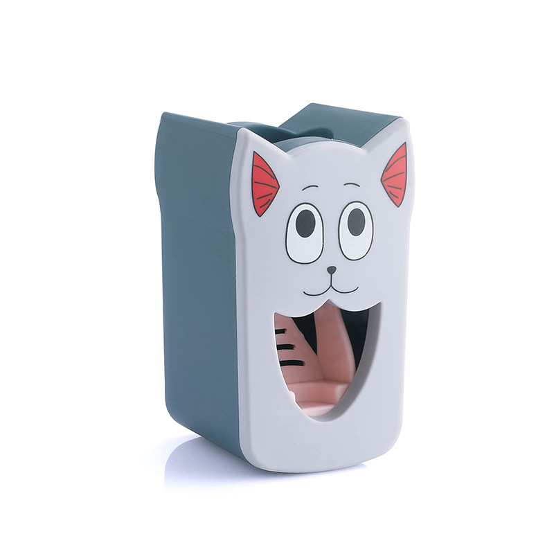 Perezoso Automático exprimidor de pasta de dientes baño artículos de tocador ponche-libre niños de dibujos animados pasta de dientes exprimidor al por mayor