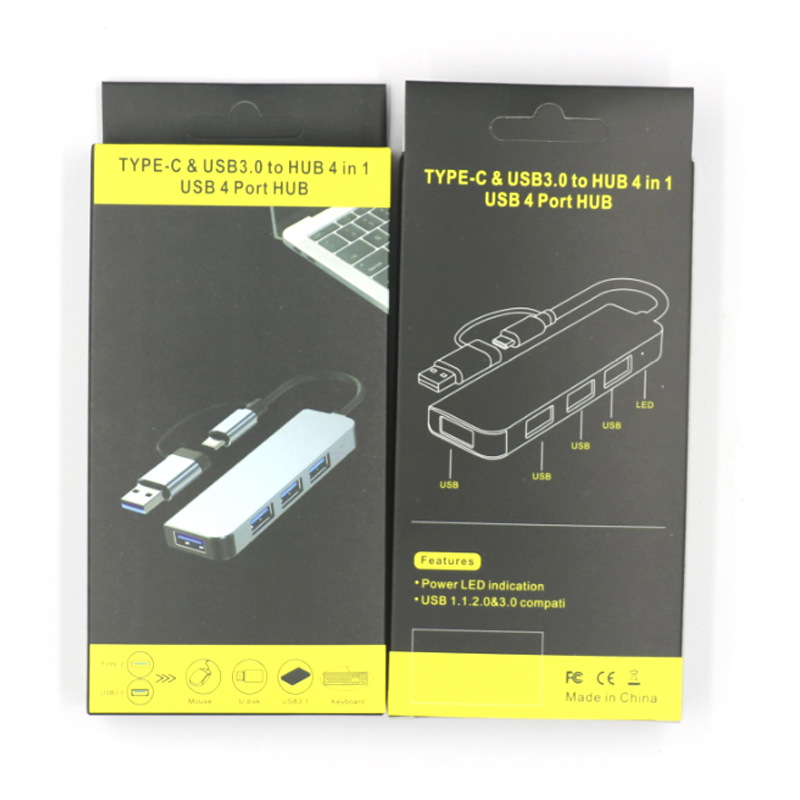 Tipo-C docking USB. Hub tablet para macbook multifunción doble cabeza 8 en 1 docking