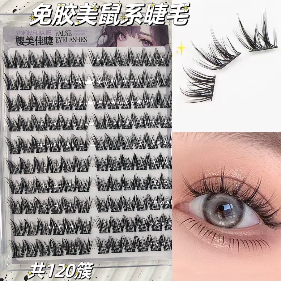 False Eyelashes, mixed capacious sets, custom European style, glue-free options