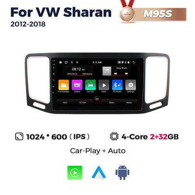 Suitable for VW DVD Navigation - m95s-232-quad-core-wifi-version