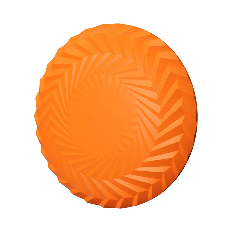 Dog flying disk soft bite dog outdoor training dog training side pastaed teddy golden hair backbone flying plate toys
