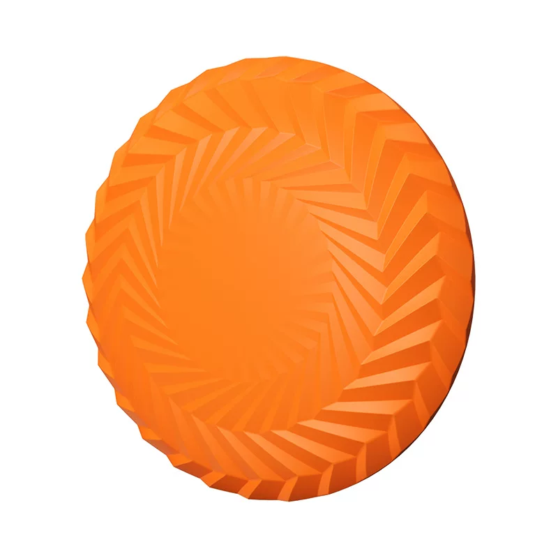 Dog flying disk soft bite dog outdoor training dog training side pastaed teddy golden hair backbone flying plate toys