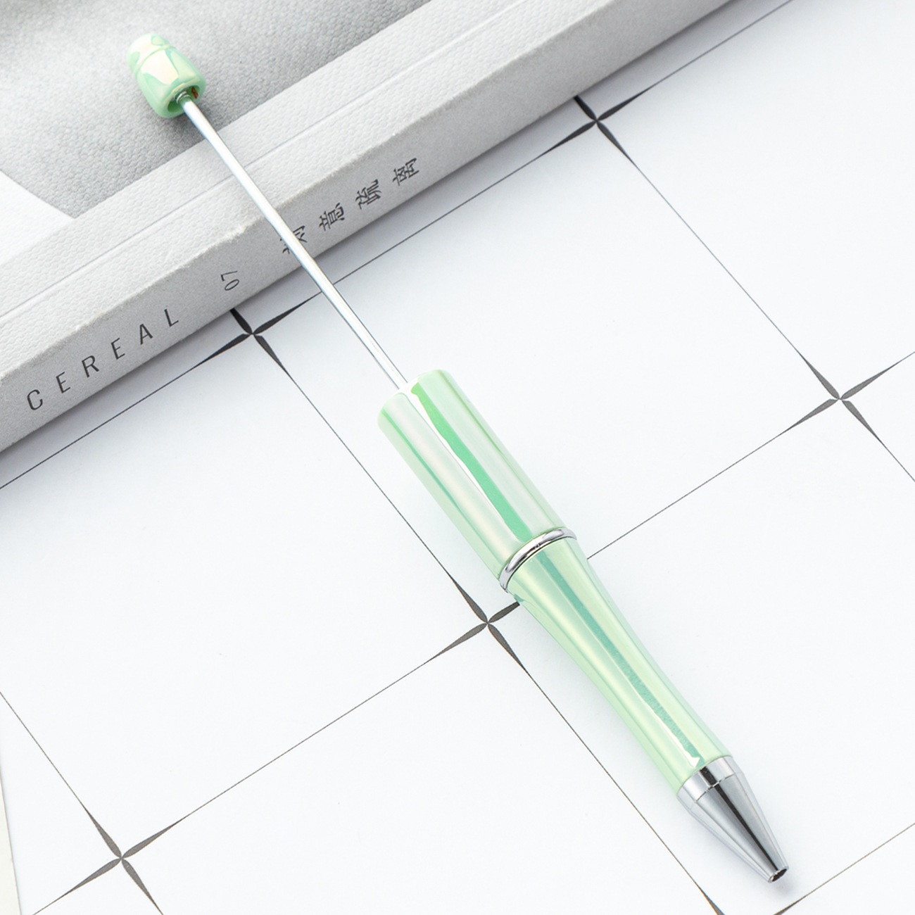 Inventario de bolígrafo de plástico mayorista creativo DIY manuales bolígrafo de plástico UV gradiente nuevo bolígrafo de bola