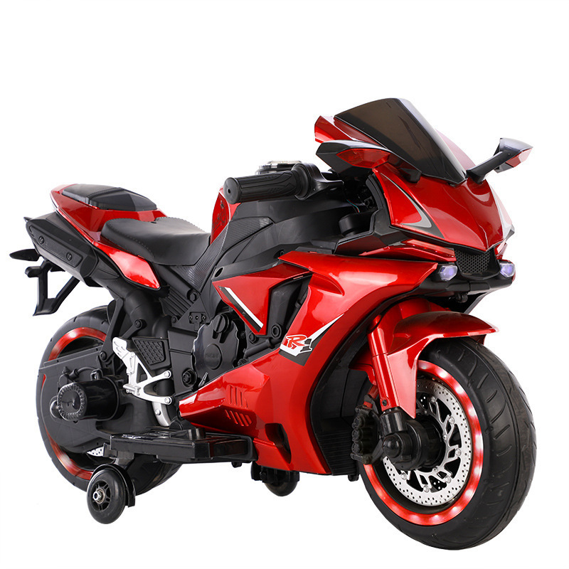 ミュージカル電動バイク大型ファッショナブルな男性と女性の赤ちゃんは座ることができる充電式バッテリーカーおもちゃベビーカー|undefined