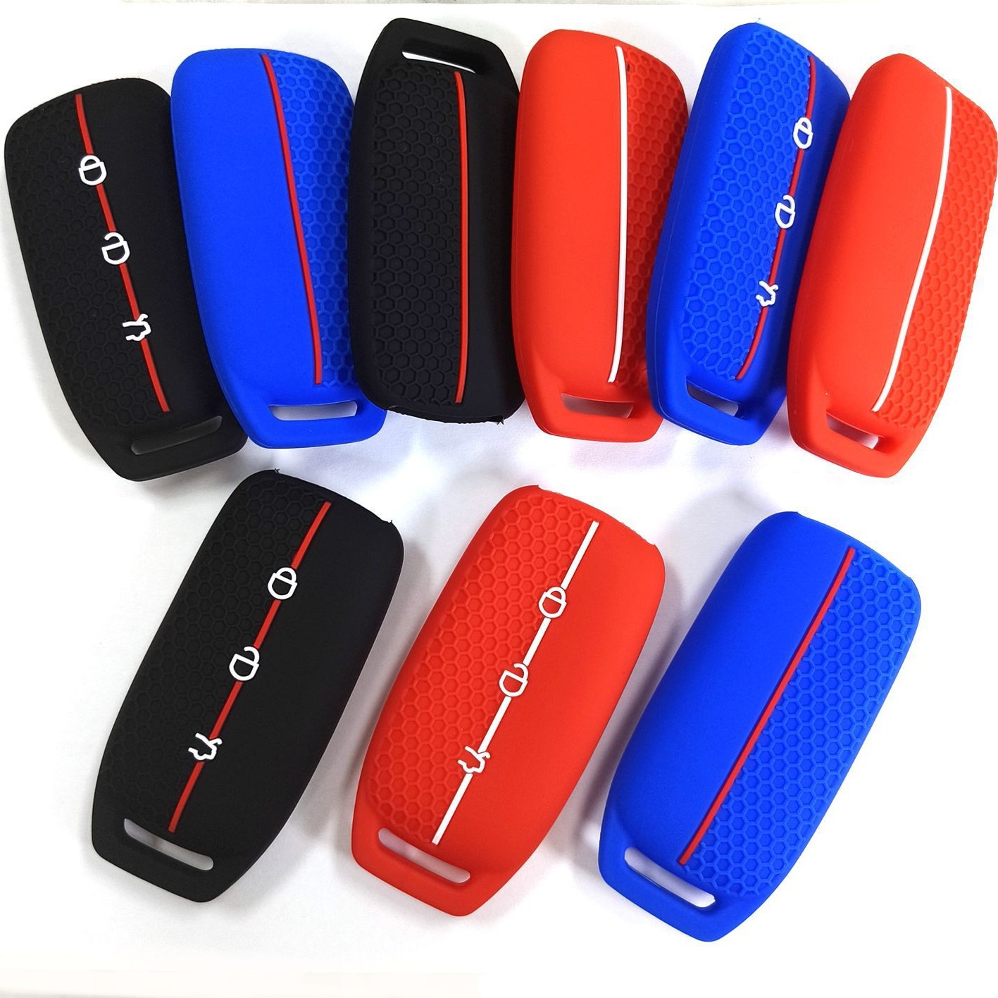 Geely Galaxy L7 Galaxy L6 Galaxy E8 특수 축구 질감 실리콘 키 세트 공장 직접 판매에 적합합니다.